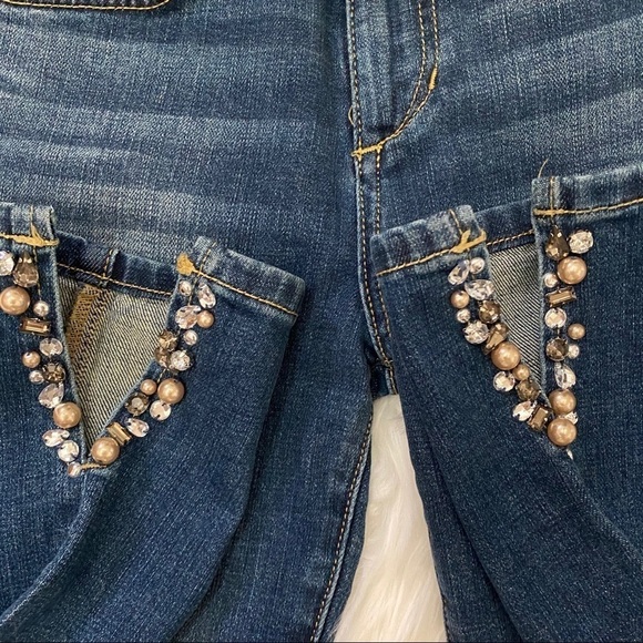 Joe’s Jeans Icon Midrise Skinny Ankle Gem Slit 26 - Picture 7 of 8